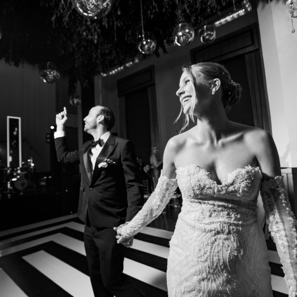 Novios en la pista de baile