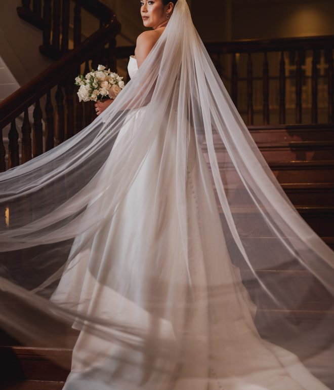 Foto del velo de novia